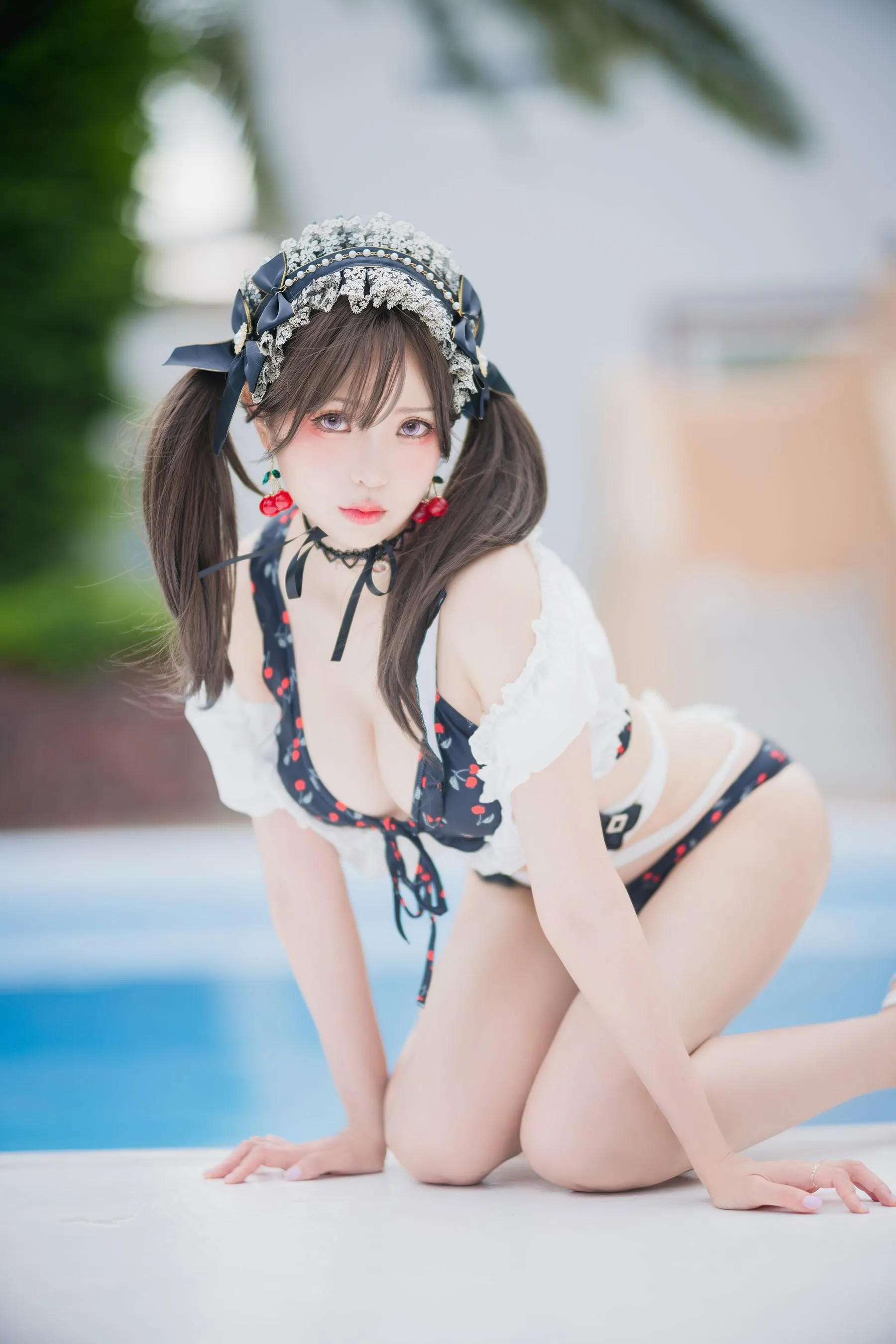 ElyEE子 – NO.120 2023.august B-櫻桃地雷系少女 Cherry Ground Mine Girl [23P]插图4